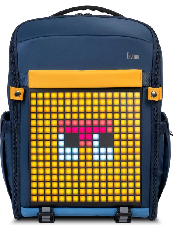 Divoom Pixoo Backpack S Mavi Ledli Sırt Çantası