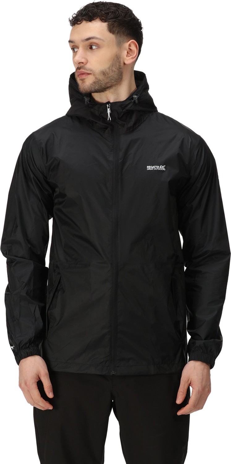 Regatta Siyah Erkek Yağmurluk RMW281 Pack It Jkt Iıı Yağmurluk görsel 2