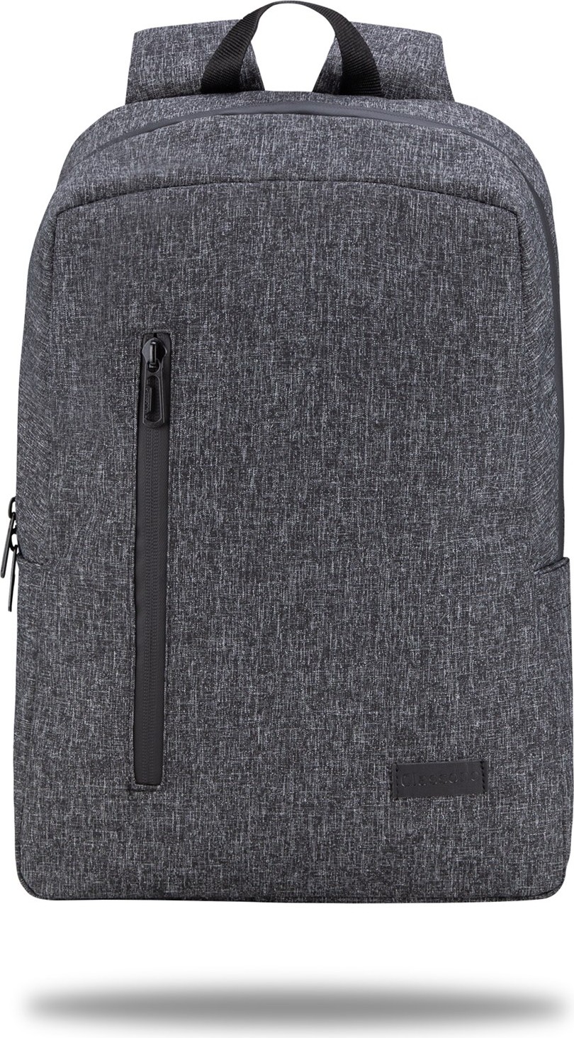 Classone BP-WTX204G 15,6" Su Geçirmez Kumaş Fermuar Notebook Laptop Çantası Gri