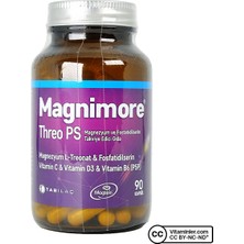 Magnimore B6 Magnimore Threo Ps Magnezyum Ve Fostatidilserin 90 Kapsül