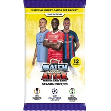 Mythos Cards / Topps UEFA Şampiyonlar Ligi 22/23 Sezonu Resmi Lisanslı Futbolcu Kartları - Match Attax /  Oyun Paketi