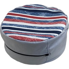 Sıfır312 Kabuk Dolgulu Zafu Meditasyon Minderi 33 cm Çapında Zafu Minder