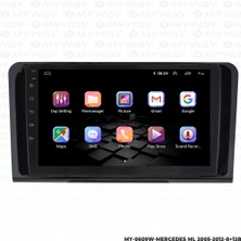 Myway Mercedes ml Android Carplay Multimedya Navigasyon Ekran Teyp 8GB+128GB