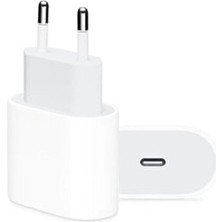 Smc E-Ticaret Apple Iphone 11 - 11 Pro Max - 12 - 12 Pro Uyumlu Hızlı Şarj Aleti Seti 20W Adaptör + USB C 1m Kablo