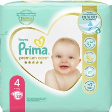 Prima Bebek Bezi Premium Care 4 Beden 28 Adet Maxi Ekonomi Paketi