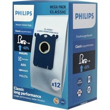 Philips S-Bag Uyumlu Classic Long Performance Toz Torbası 12'li