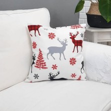 Körfez Kırlent Yılbaşı Temalı Kırlent Kılıfı 43X43CM