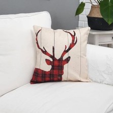 Körfez Kırlent Yılbaşı Temalı Kırlent Kılıfı 43X43CM