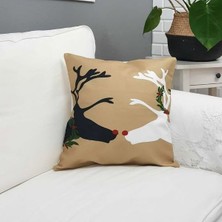 Körfez Kırlent Yılbaşı Temalı Kırlent Kılıfı 43X43CM