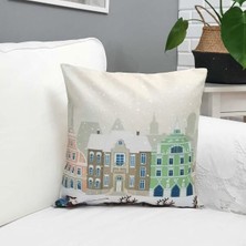 Körfez Kırlent Yılbaşı Temalı Kırlent Kılıfı 43X43CM