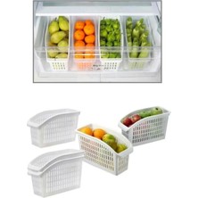 Global Shop 5 Adet Buzdolabı İçi Düzenleyici Sebze Meyve Sepeti