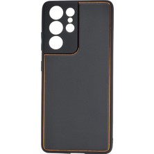 Nettech Samsung Galaxy S21 Ultra Uyumlu Coco Leather Seri Arka Koruma