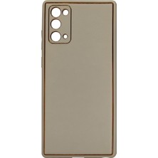 Nettech Samsung Galaxy Note 20 Uyumlu Coco Leather Seri Arka Koruma