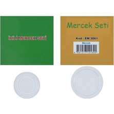 Emay Center Optik Mini Mercek Seti 2'li Set Büyük ve Küçük 3cm ve 4cm Plastik