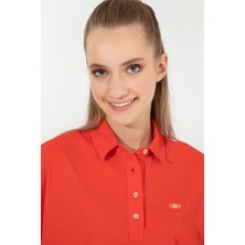 U.S. Polo Assn. Kadın Kırmızı T-Shirt 50249063-VR213
