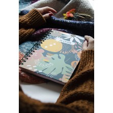 Co Notes  A5 Süresiz Planlayıcı / Tarihsiz Ajanda Çiçek Desenli