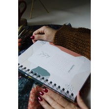 Co Notes  A5 Süresiz Planlayıcı / Tarihsiz Ajanda Çiçek Desenli