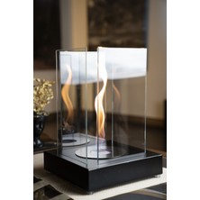 SS Concept Dekoratif Bioethanol Masaüstü Şömine Siyah