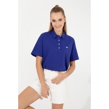 U.S. Polo Assn. Kadın Mavi T-Shirt 50249063-VR212