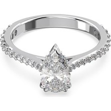 Swarovski 5642632 Swarovski Yüzük Thebasics:ring Pear White/rhs 58