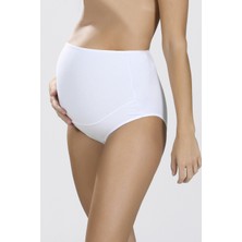 Over Pazar 3' Lü Pamuklu Hamile Külot Kadın İç Çamaşırı Esnek Bel Tasarımı ile Rahat Kullanım