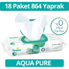 Prima Pampers Aqua Pure Islak Havlu Mendil 48 X18 (864 Yaprak)