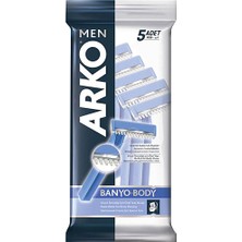 Arko Men Tıraş Bıçağı Banyo 5 Li X 6 Adet