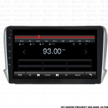 Myway Peugeot 2008 Android Carplay Multimedya Navigasyon Ekran Teyp 8GB+128GB