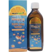 Multimed Omega 3 Balık Yağı Şurubu Portakal Aromalı 150 ml