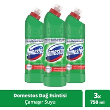 Domestos Yoğun Kıvamlı Çamaşır Suyu Maksimum Hijyen Dağ Esintisi 750 mlX3