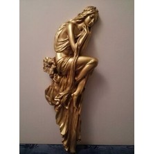 Gülçin Alçı Kalıp Dünyası Düşünen Kız ( Duvar Askılı )