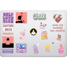 Kt Grup Mental Art Sanat Temalı Laptop Notebook Tablet Sticker Seti 17 Adet