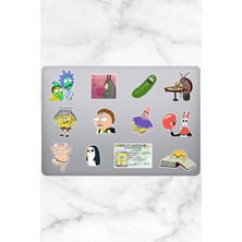 Kt Grup Cartoon Temalı Laptop Sticker 12 Adet