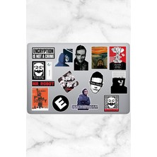 Kt Grup Mr. Robot Temalı Laptop Notebook Tablet Sticker Seti 15 Adet