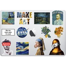Kt Grup Art Sanat Temalı Laptop Notebook Tablet Sticker Seti 10 Adet