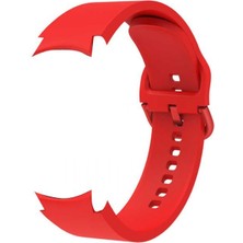 Gpack Samsung Galaxy Watch 5 40MM Kordon Model Uyumlu Kançalı Silikon Krd 50 Kırmızı