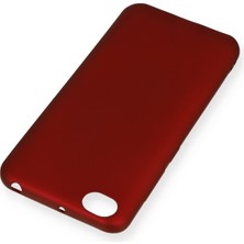 Newface Xiaomi Redmi Go Kılıf Premium Rubber Silikon - Bordo