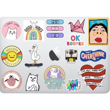 Kt Grup Mental Art Sanat Temalı Laptop Notebook Tablet Sticker Seti (17 Adet)