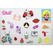 Kt Grup Mental Art Sanat Temalı Laptop Notebook Tablet Sticker Seti (20 Adet)