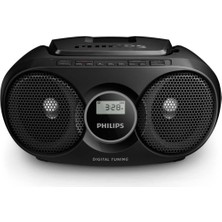 Philips Audio Taşınabilir CD Çalar / Fm Radyo, Dinamik Bas Kuvvetlendirme, Ses Girişi / CD Radyo Philips AZ215B/12 Siyah