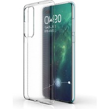 Newface Huawei P40 Kılıf Lüx Şeffaf Silikon - Şeffaf