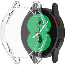 Basias Samsung Galaxy Watch 4 Classic (46MM) Uyumlu Önü Açık Silikon Kasa Koruyucu Kılıf
