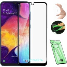 Teknoparkta Infinix Hot 8 Ekran Koruyucu Seramik Nano Cam Esnek Tam Kaplayan  Ekran