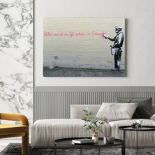 Dünyatablo Bansky'nin Hayatta Yaptiklarimiz Ebediyette Yankilanir Yazılı Eseri Tablo ( Tek Parça  )