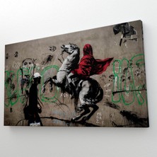 Aydın Ticaret Banksy Napolyon Geçişi Alpler Kanvas Tablosu ( Üç Parça   )