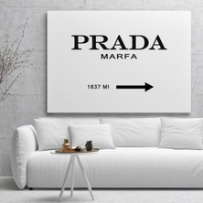 Dünyatablo Prada Marfa Kanvas Tablo ( Tek Parça )