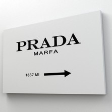Dünyatablo Prada Marfa Kanvas Tablo ( Tek Parça )
