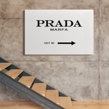 Dünyatablo Prada Marfa Kanvas Tablo ( Tek Parça )