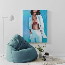 Dünyatablo Feminist Kadın Kanvas Tablo