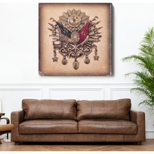 Dünyatablo Osmanlı Tuğrası Dekoratif Kanvas Tablo 1060